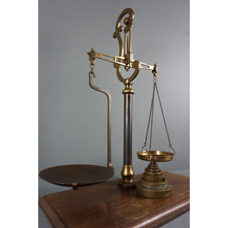 Victorian English vintage Librasco balance scale