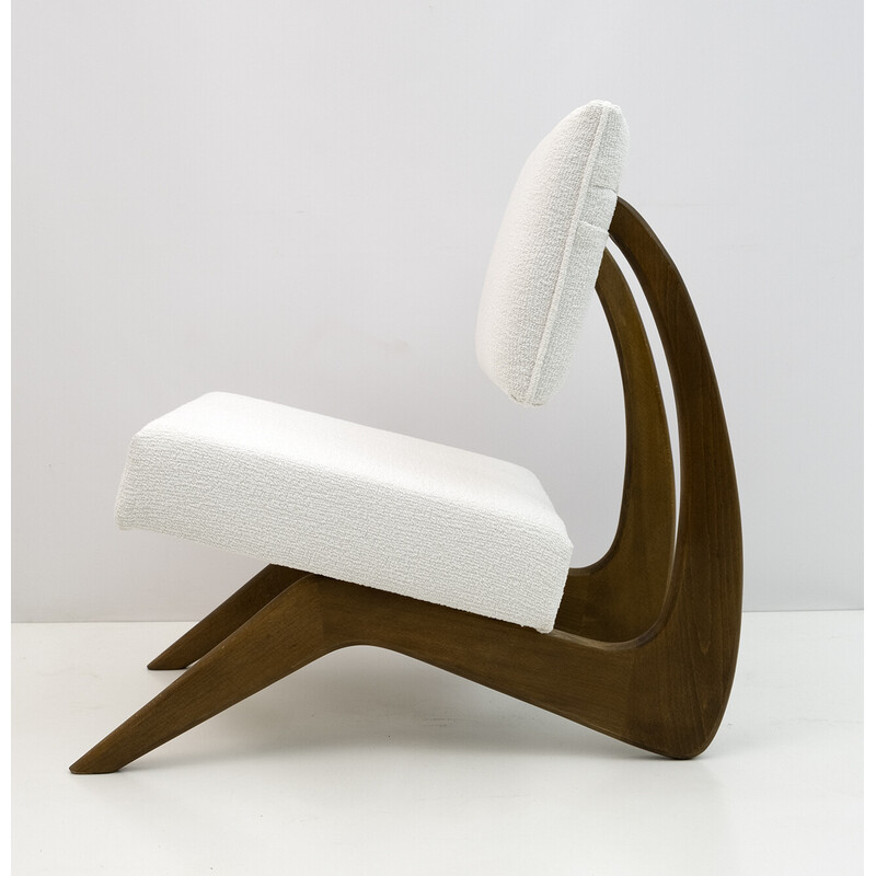 Pareja de sillones vintage de nogal de Adrian Pearsall para Craft Associates