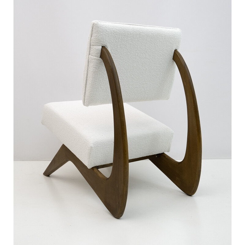 Paar Vintage-Sessel aus Nussbaumholz von Adrian Pearsall für Craft Associates
