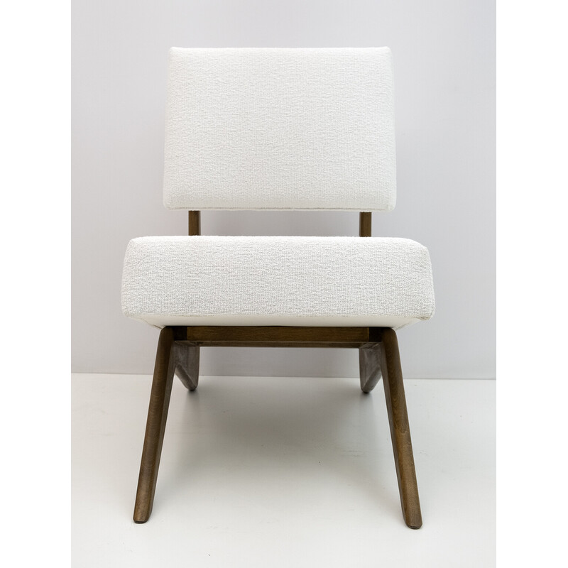 Paar vintage walnoten fauteuils van Adrian Pearsall voor Craft Associates