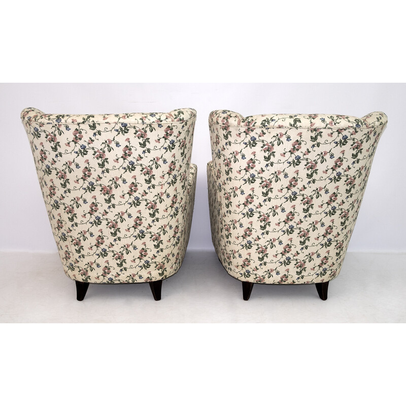 Pair of mid-century Italian armchairs by Paolo Buffa, 1950s