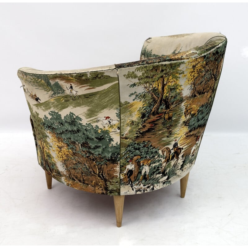 Pair of vintage Italian armchairs by Casa e Giardino, 1950s