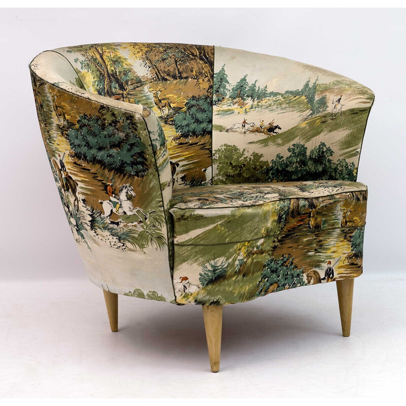 Pareja de sillones italianos vintage de Casa e Giardino, años 50