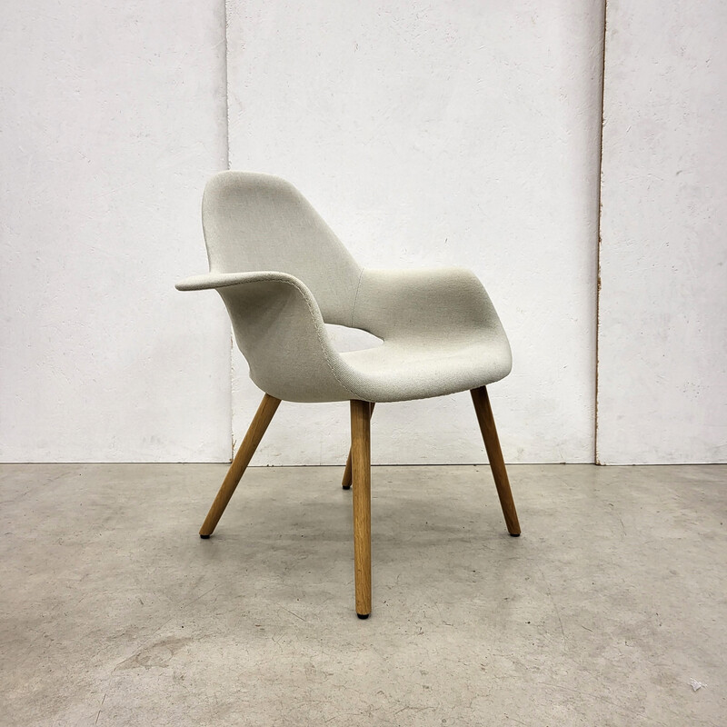 Ensemble de 6 chaises vintage Vitra Organic de Charles Eames et Eero Saarinen