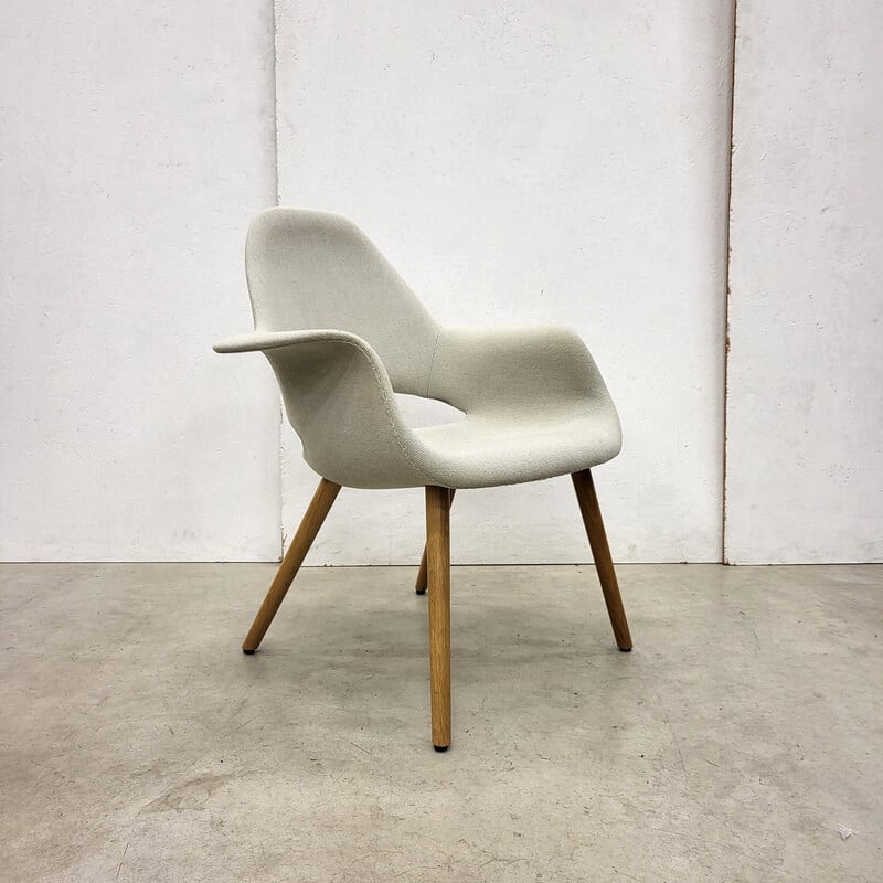 Set van 6 vintage Vitra Organic stoelen van Charles Eames en Eero Saarinen