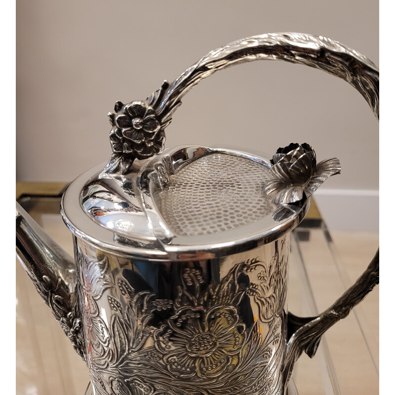 Vintage watering can in sterling silver