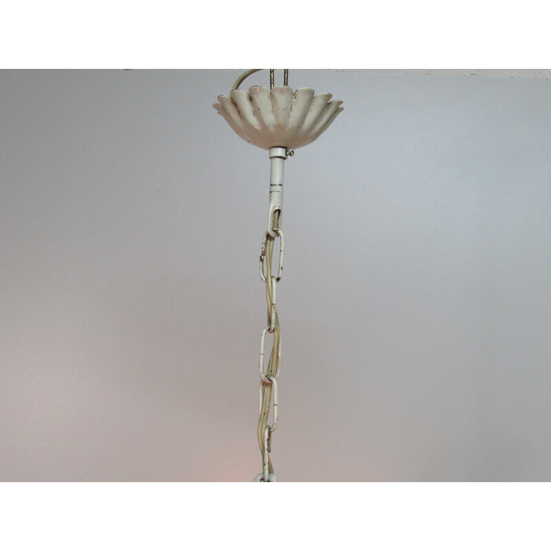 Mid century metal chandelier, 1960s