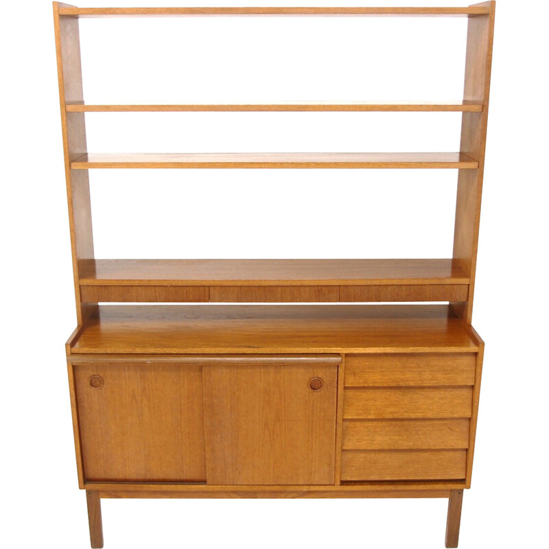 Scandinavian vintage teak secretary, Sweden 1960