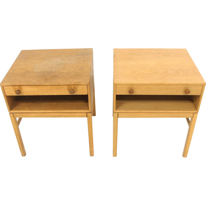 Pair of vintage night stands "Casino" by Engström and Myrstrand, Sweden 1960