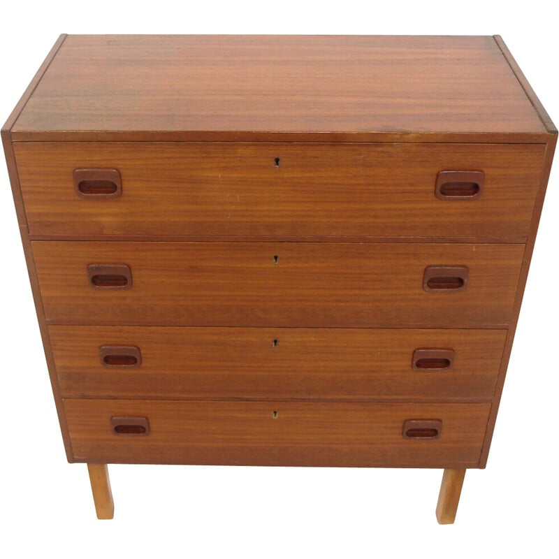 Scandinavian vintage teak chest of drawers, Sweden 1960