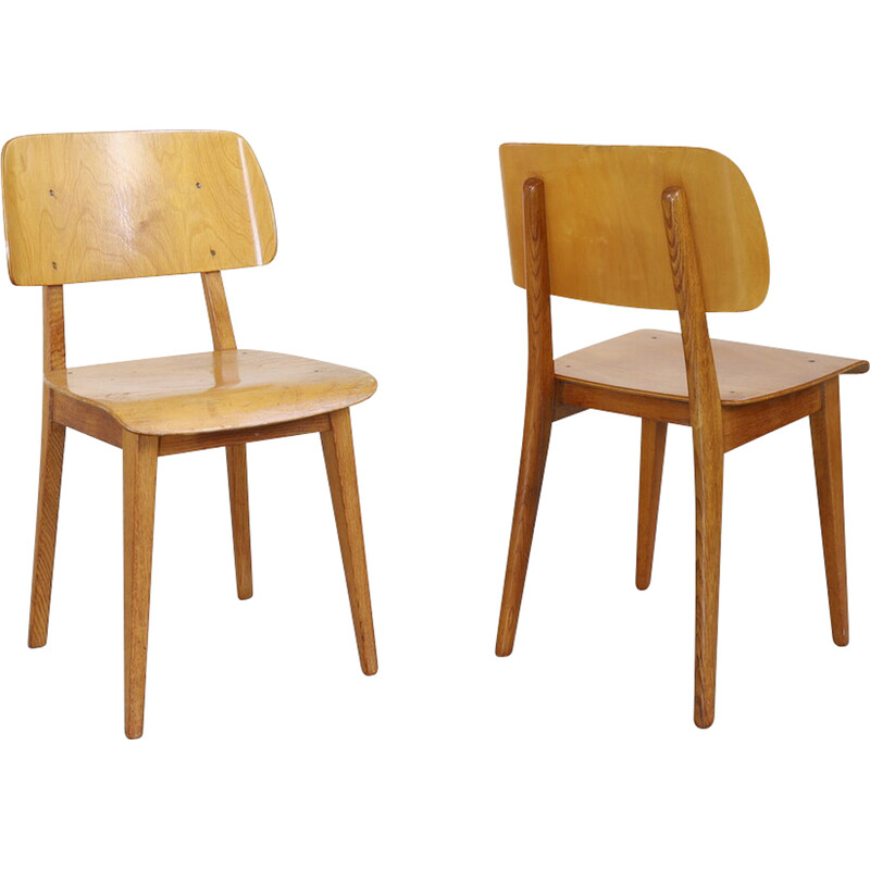 Ein Paar alte Irene-Stühle von Dirk L. Braakman für Ums Pastoe, 1948
