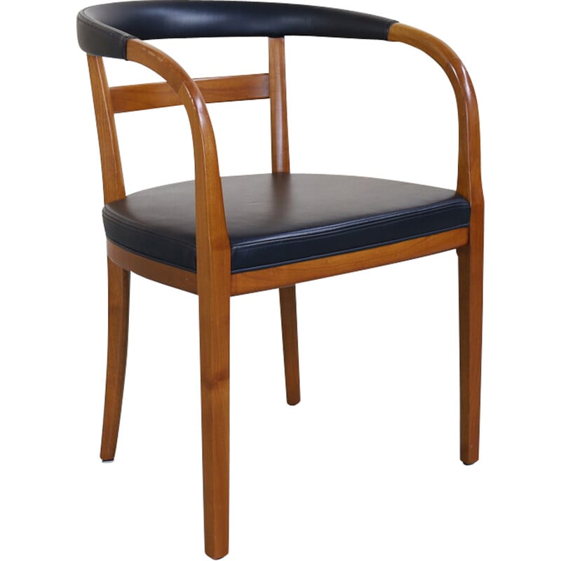 Vintage leather armchair for Wk Wohnen