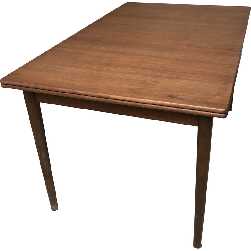 Mesa extensible de teca vintage Bjärni de Niels Jonsson para Troeds, Suecia