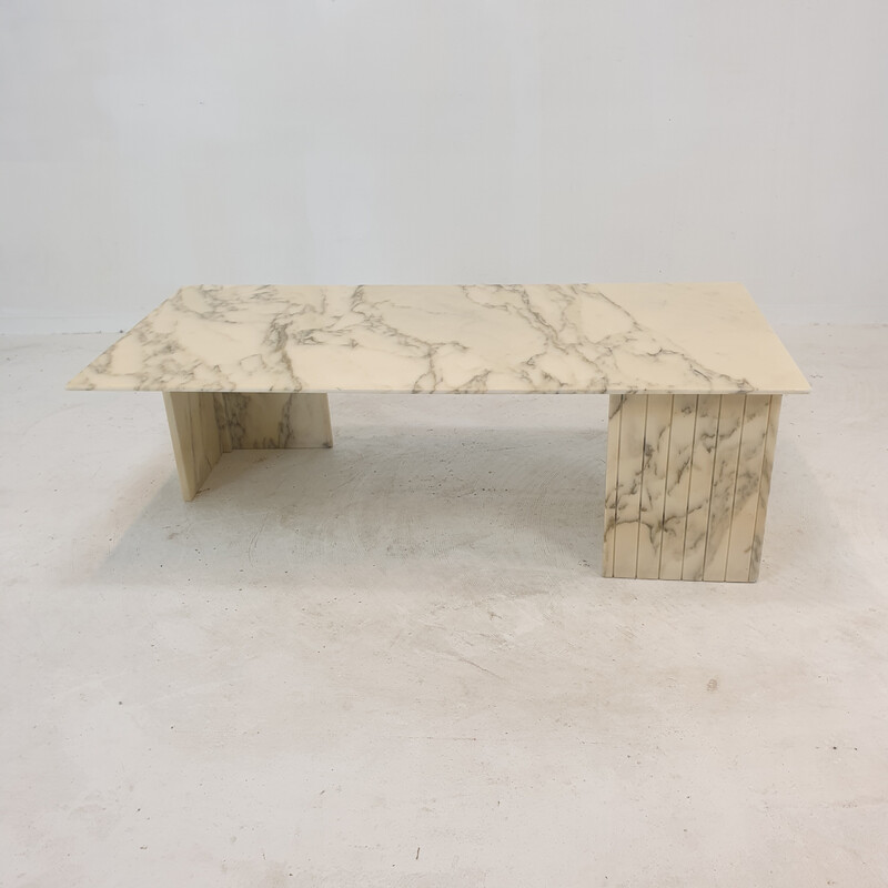 Italian vintage marble coffee table, 1970s