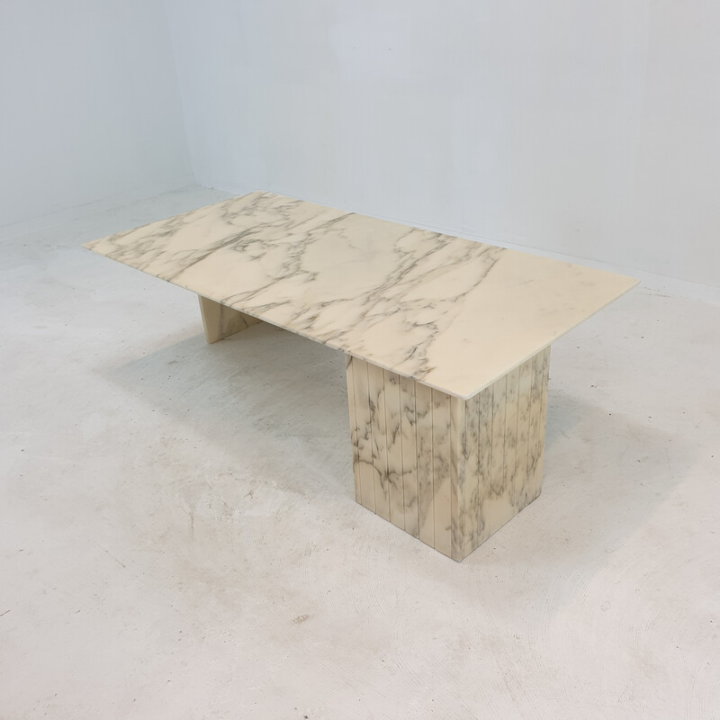 Italian vintage marble coffee table, 1970s