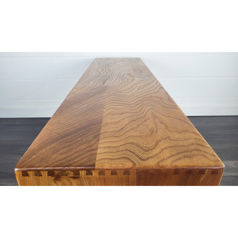 Vintage elm lowboard by Ercol, 1970s