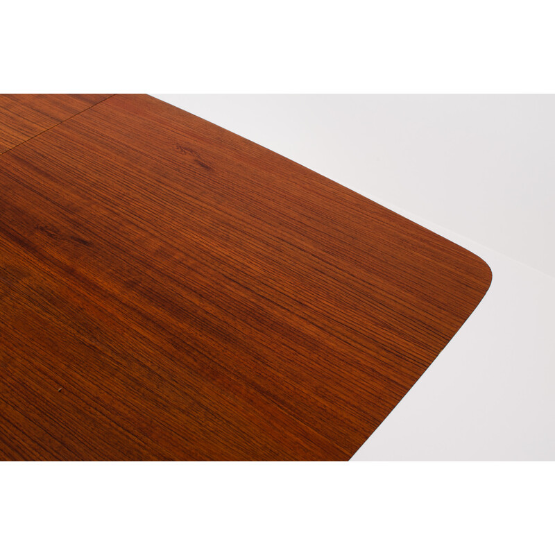 Vintage extendable table in bubinga by Alfred Hendrickx for Belform, Belgium 1950