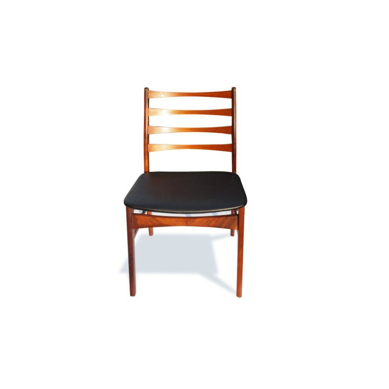 Série de 4 chaises danoises en teck - années 50