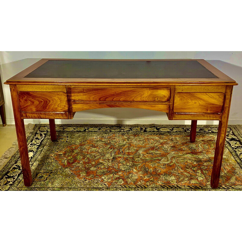 Vintage Art Deco mahogany desk, 1920