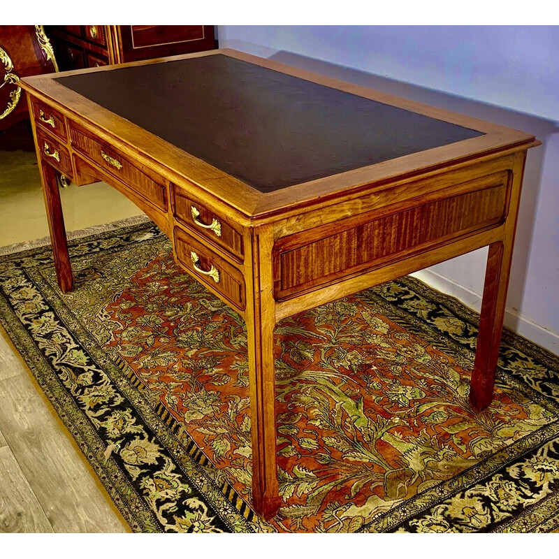 Vintage Art Deco mahogany desk, 1920