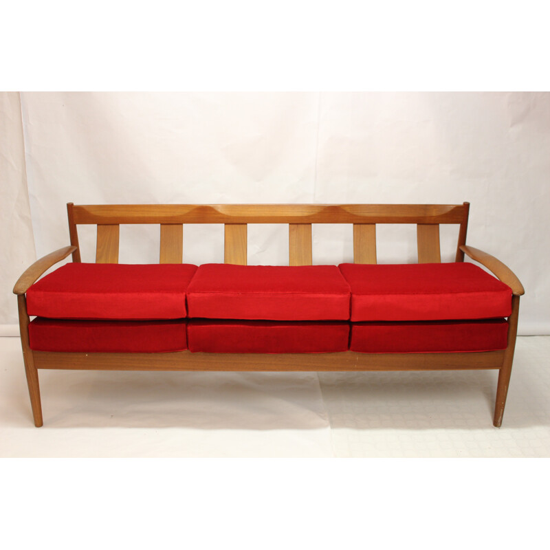 Sofa 118 Model in Teak by Grete Jalk for France & Son - 1960s