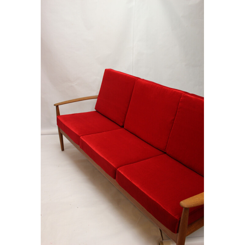 Sofa 118 Model in Teak by Grete Jalk for France & Son - 1960s