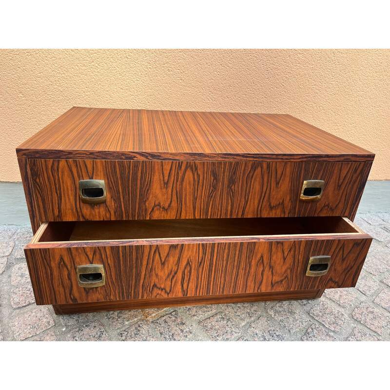 Vintage rosewood chest of drawers, 1960