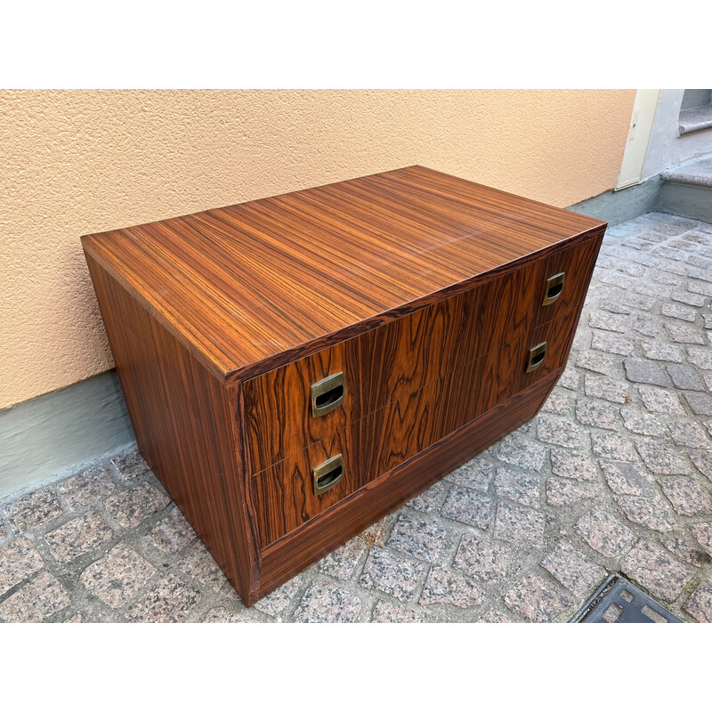 Vintage rosewood chest of drawers, 1960