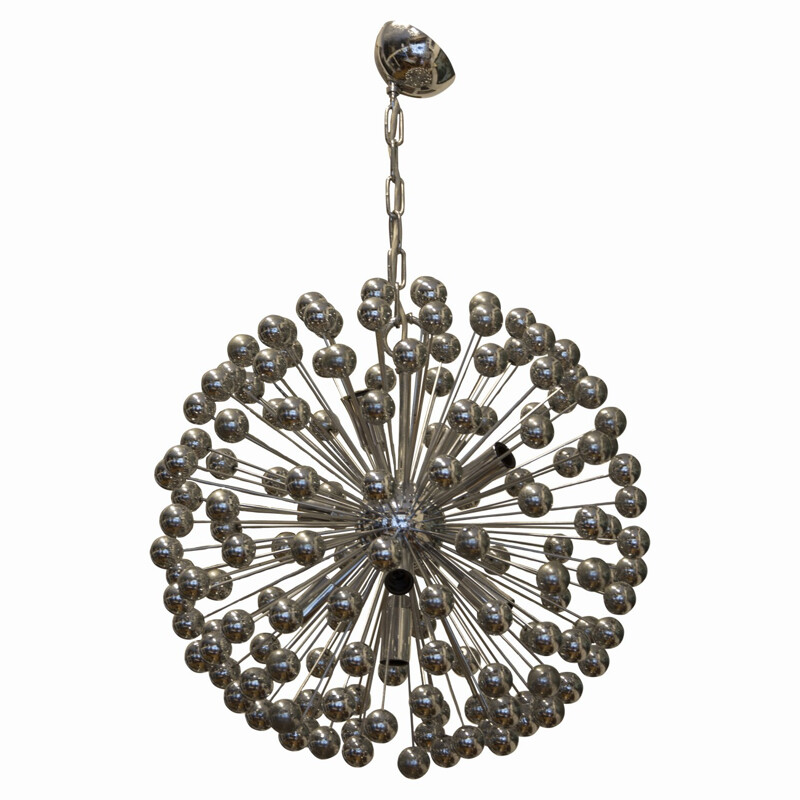 Italian Space Age Sputnik chandelier - 1970s 