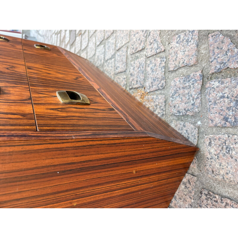 Vintage rosewood chest of drawers, 1960