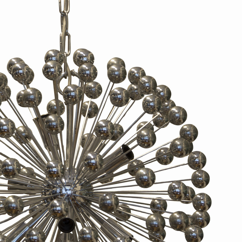 Italian Space Age Sputnik chandelier - 1970s 