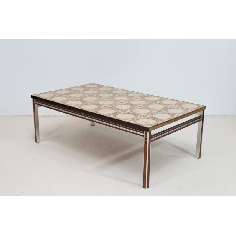 Table basse vintage en céramique par Bendixen Design