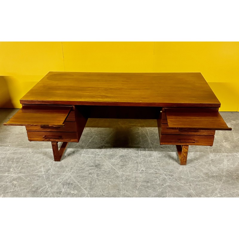 Mesa executiva Vintage Rosewood de Jensen e Valeur para Dyrlund, Dinamarca