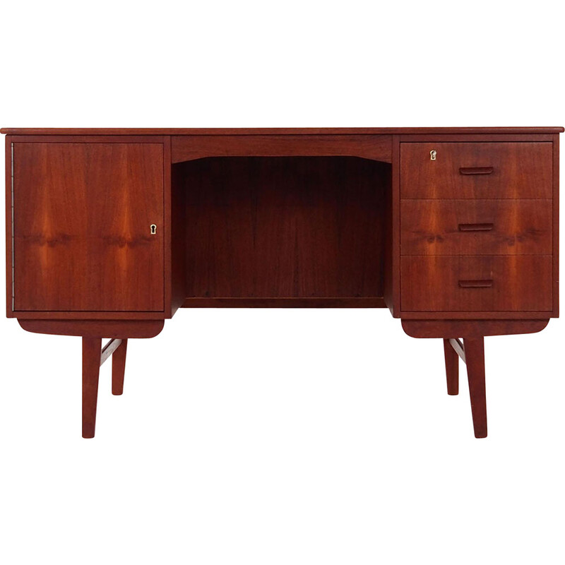 Vintage Scandinavian teak desk, 1970s