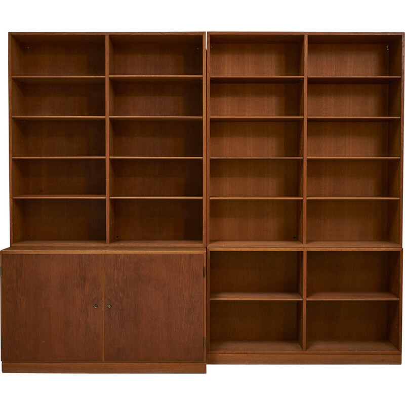 Vintage teak bookcase by Børge Mogensen, Denmark 1950