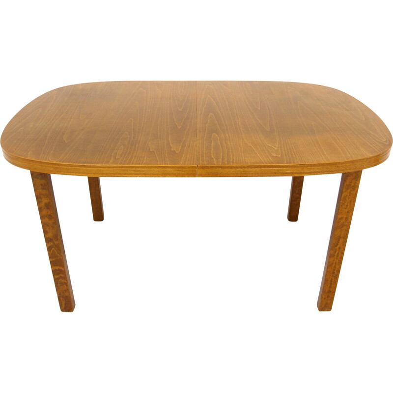 Scandinavian vintage walnut table, Sweden 1960