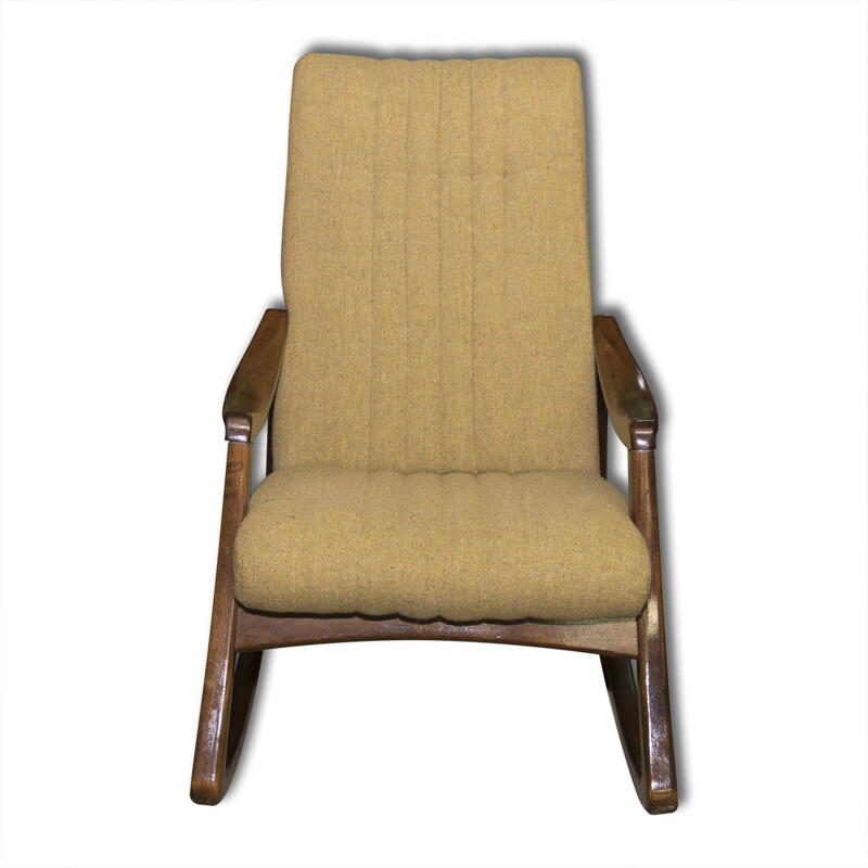 Czech Vintage bentwood rocking chair - 1970s 