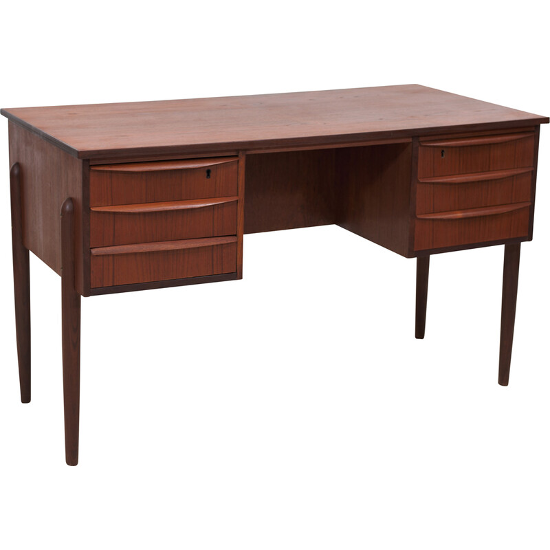 Scrivania danese vintage in teak, 1960