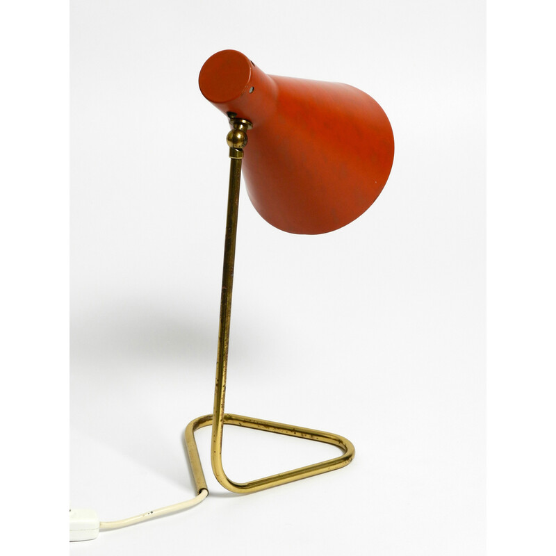 Lampe de table vintage en laiton, 1950