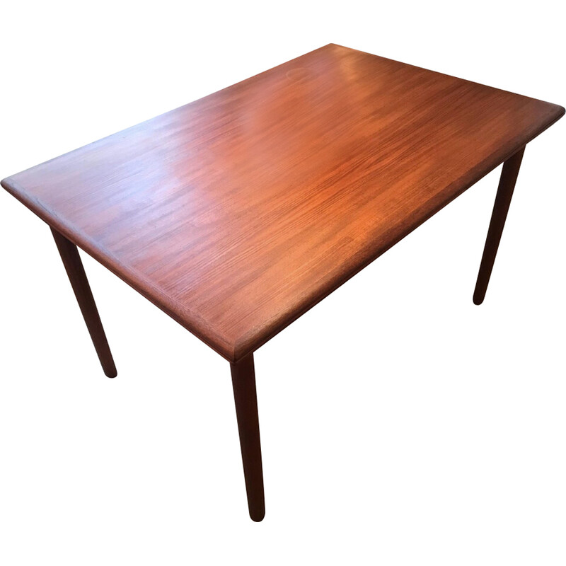 Table scandinave vintage en teck et palissandre avec rallonges par Niels Otto pour Møller H. Sigh et Søn