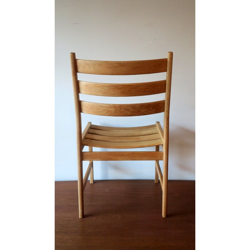 Vintage oak side chair by Kurt Ostervig for Kp Mobler, 1950