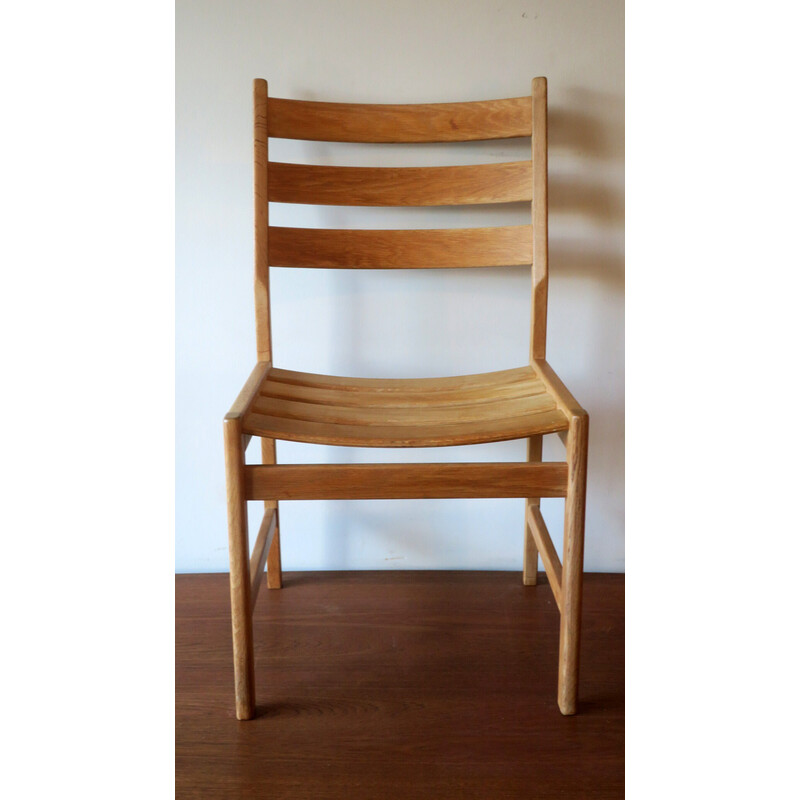 Vintage oak side chair by Kurt Ostervig for Kp Mobler, 1950