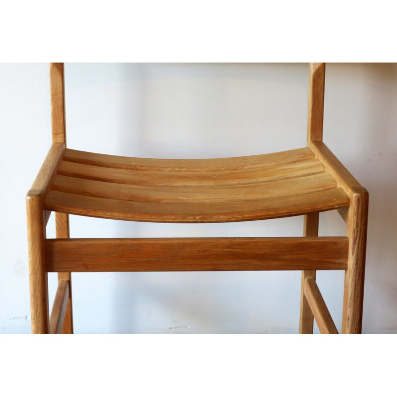 Vintage oak side chair by Kurt Ostervig for Kp Mobler, 1950