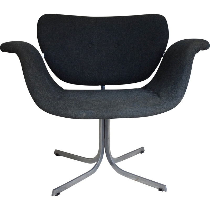 Vintage tulp fauteuil F543 van Pierre Paulin voor Artifort, 1965