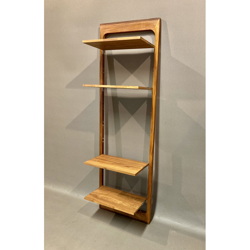 Lot de 3 étagères modulables vintage scandinave en teck, 1960