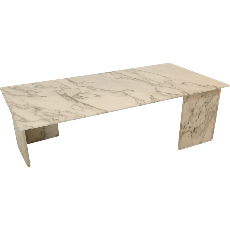 Italian vintage marble coffee table, 1970s