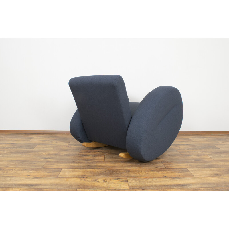 Fauteuil à bascule allemand vintage par Bretz, 1980