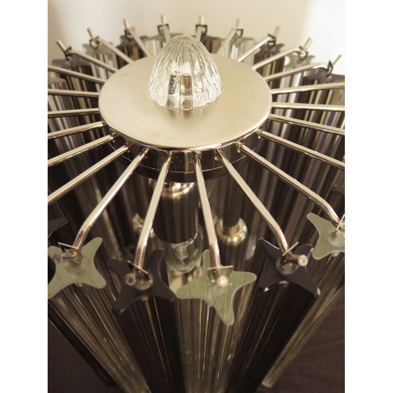 Coppia di lampade da tavolo vintage Quadriedri