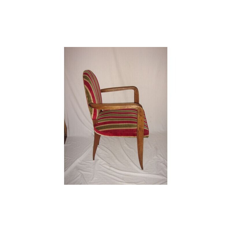 Paire de fauteuils vintage Art Déco par Jean Pascaud, 1935