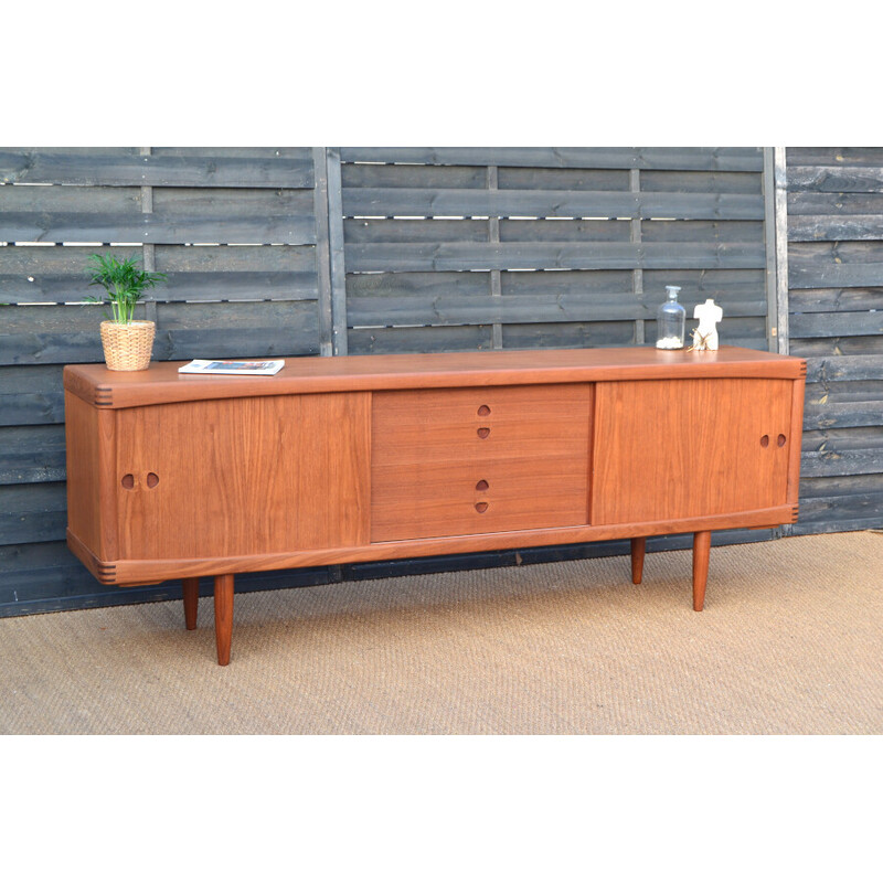 Vintage teak sideboard by H-W Klein for Bramin